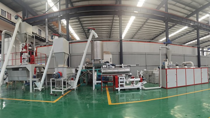 wet type Yellow Perch feed extruder machine parts in South Korea